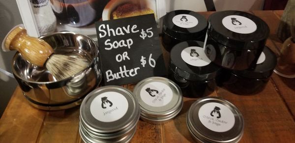 All natural shave soap