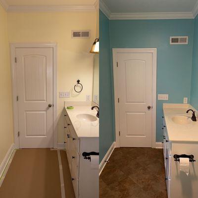 Interior Painting-Bathroom