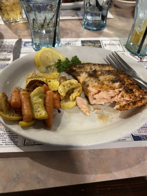 Grilled salmon