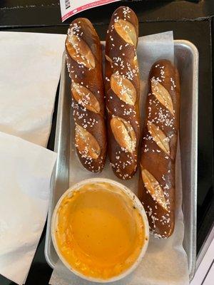 Pretzels w/ beer cheese