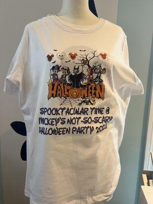 Custom T-shirt for Disney halloween trip.