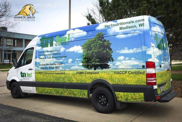 Tier1 Nutritionals are rolling out their new #TeamSmith decorated fleet. You'll see this flashy fleet traveling through southern Wisconsin.