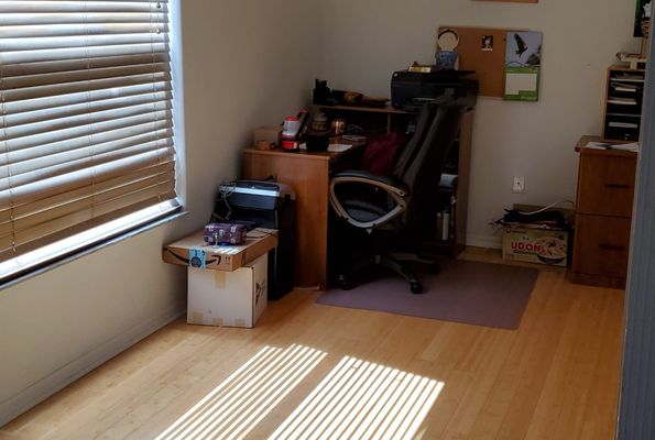 bedroom after cleaning