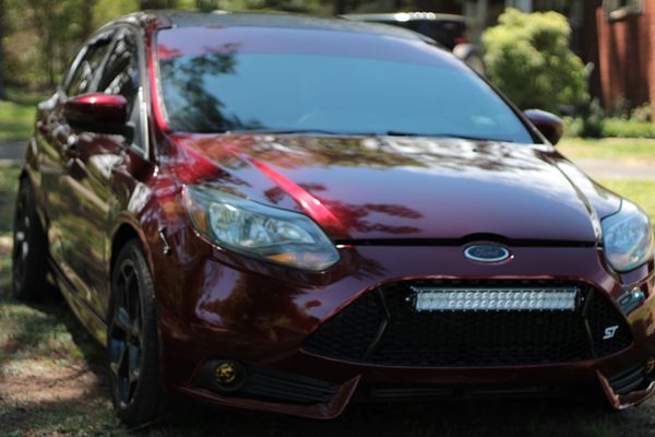 2013 Ford Focus ST Wrapped in Dragons Blood Red