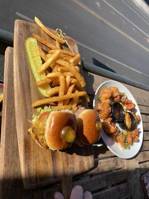 Slider Board & Crispy Rock Shrimp