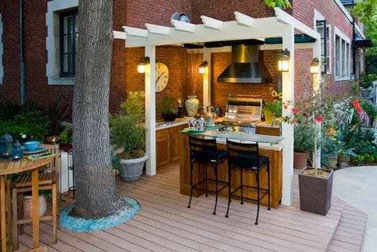 Imagine having dinner on these nice fall like nights,  Call us today at Bayshore Remodeling for a great design/quote.