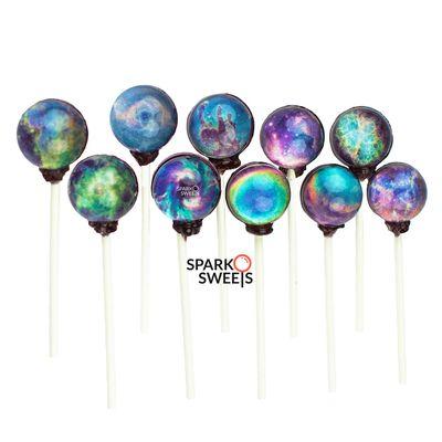 Sparko Sweets Galaxy Lollipops Nebula Designs