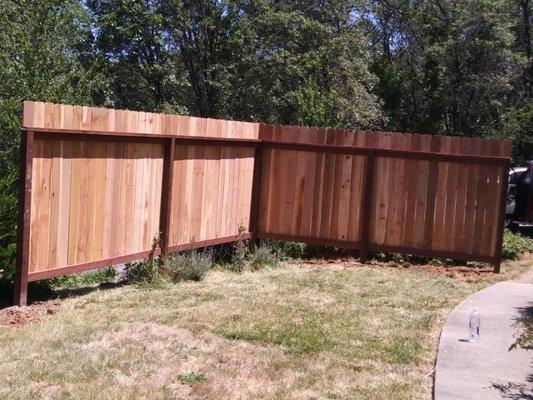 Fencing construction