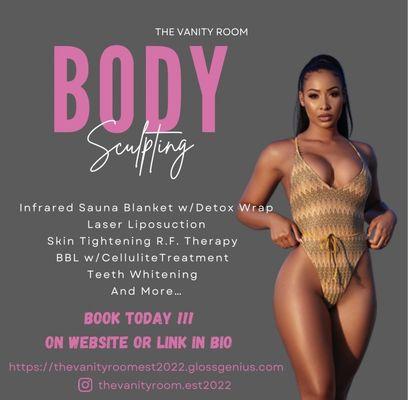 Body Sculpting Services & Booking Link