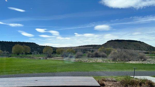 View of golf course.