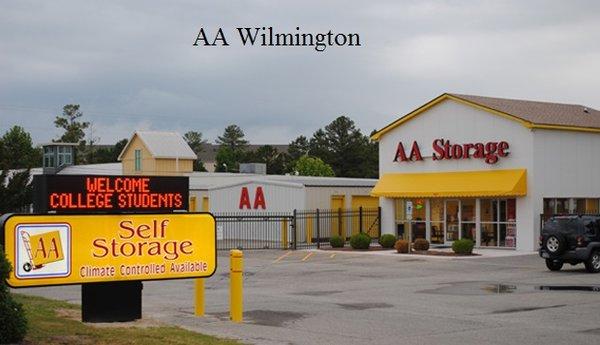 Our AA Self Storage Wilmington Office