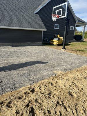 We do basketball hoop courts and installation too!