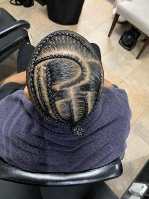 Men's detailed braids