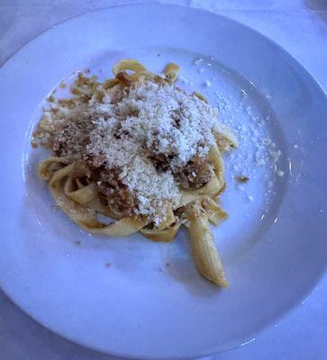 Fettuccine Bolognese