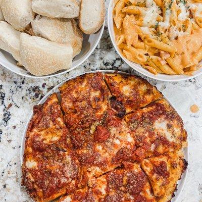 Sicilian Variety of Original Style & Sicilian Pizzas, Penne alla Vodka