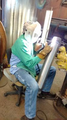 welder getting it done