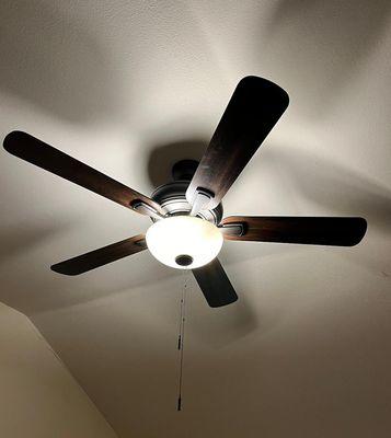 I'm a fan of Max Electric after their very professional installation of this new ceiling fan in my bedroom!