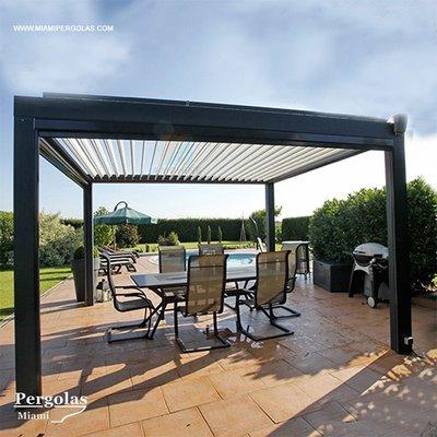 Pergolas, Louvered Roof Systems, Porches, Carports, Gazebos, and Patio Covers www.miamipergolas.com