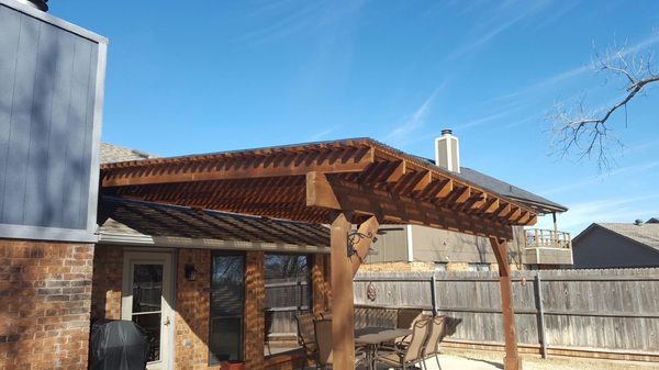 Pergola with Polycarbonate top