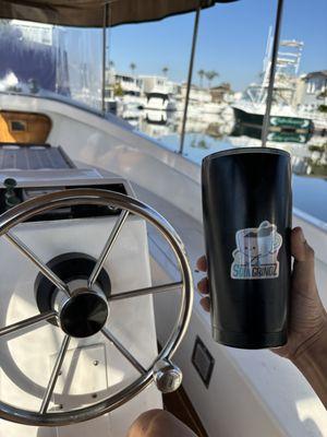 Free refills for all Huntington Harbor Boat Rental Members!