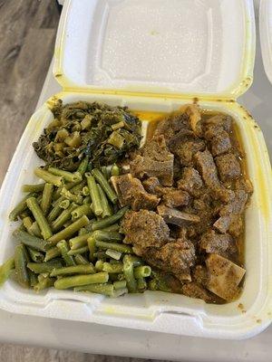 Juicy flavorful curry goat