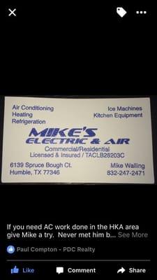 Mike's Electric and Air