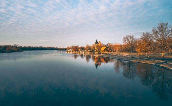 Beautiful landscape photo in St. Charles, IL.