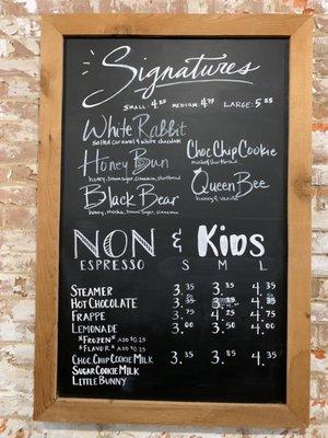 Signature Menu