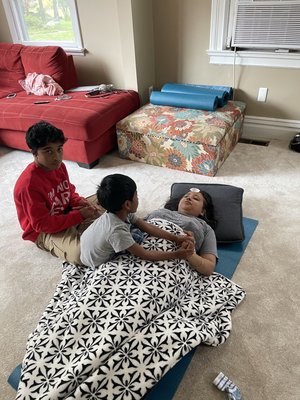 In-home family sessions