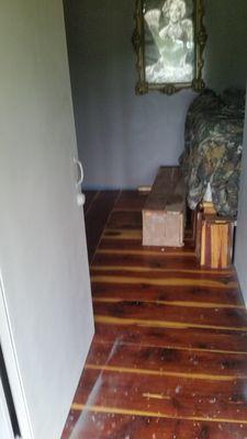 Cedar flooring