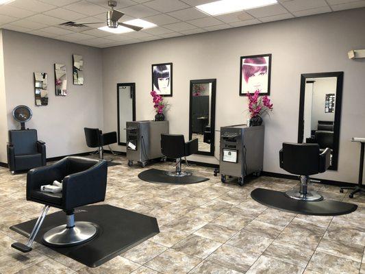 Modern sleek salon