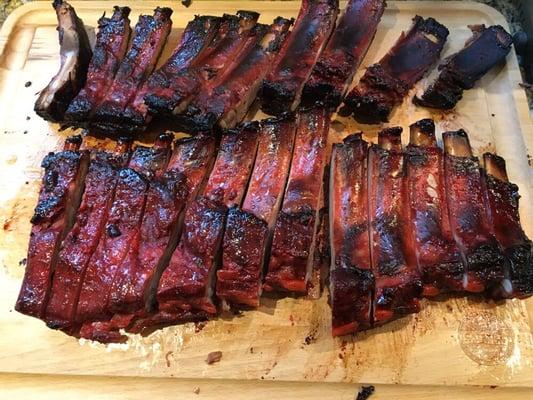 Ribs made with Butcher Block Rib Sauce