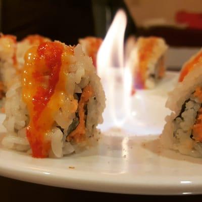 Volcano roll. Get it, you won't and cannot regret it.