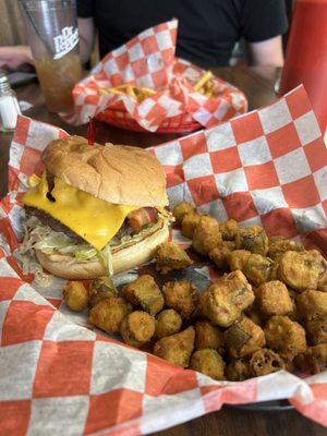 Bacon cheeseburger