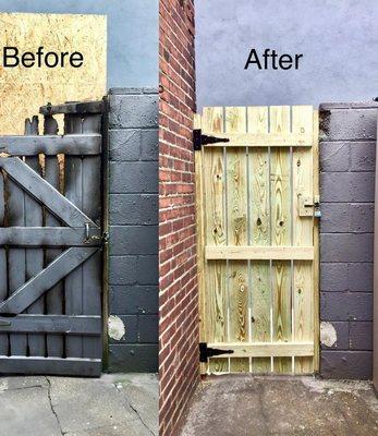 We went and replaced this gate for a customer after there first one burned down, was there and done within 24 hours!