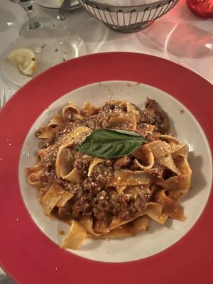 Peppardelle  Bolognese