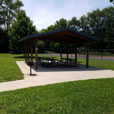 shelter and tables (grill too!)