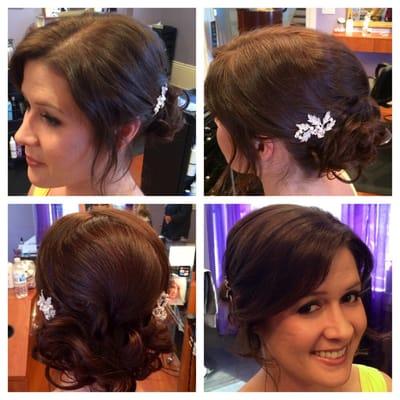 Bridal hair!