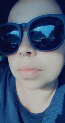 Septum piercing