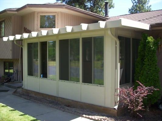 Sunroom- maintenance free aluminum by Metals USA