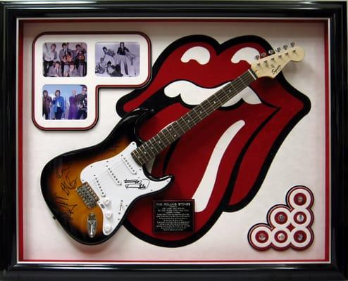 Rolling Stones Guitar Shadowbox