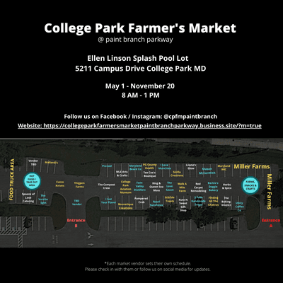 2021 Vendor Space Chart