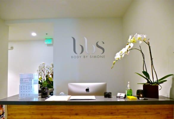 Front desk at BBS LA