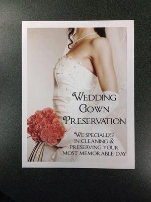 Wedding Gown preservation