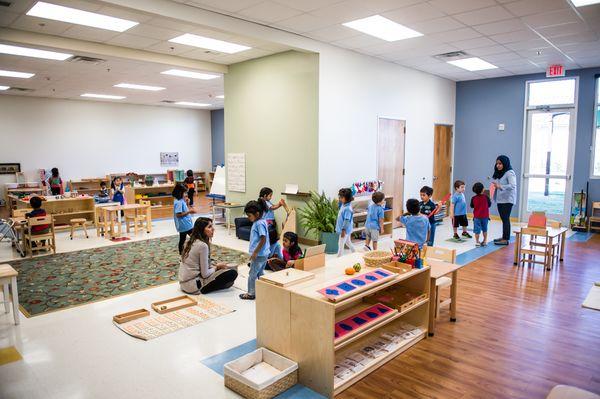 Sensorial materials are crucial in a Montessori classroom. They highlight mathematical relationships to be used for future learning.