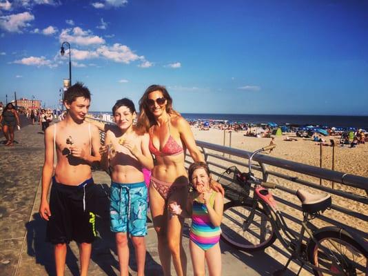 Day at the beach with my kids :)  Commit to fit !