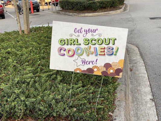 Per the Girl Scout Cookie Finder App - February 25, 2022