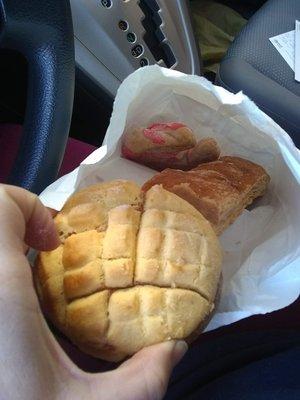 Vegan concha and pan dulce