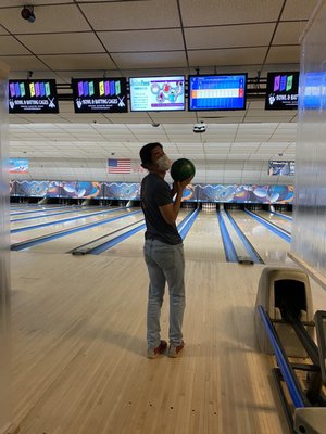 Masks and bowling