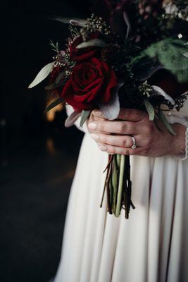 Bouquet and ring